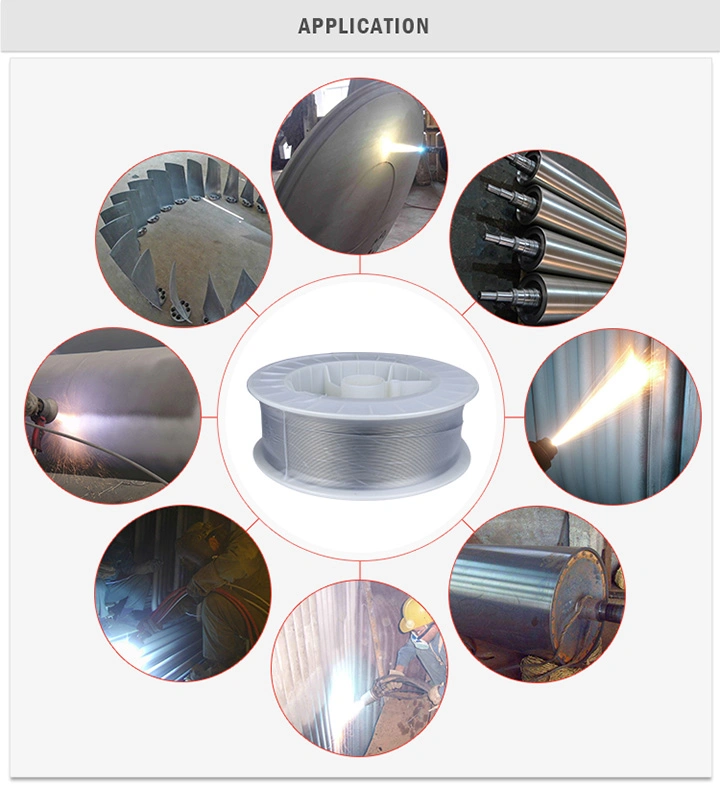 سیم اسپری قوس 60T / 60E / 2Cr13 TAFA 13٪ سیم اسپری حرارتی فولاد کروم 1
