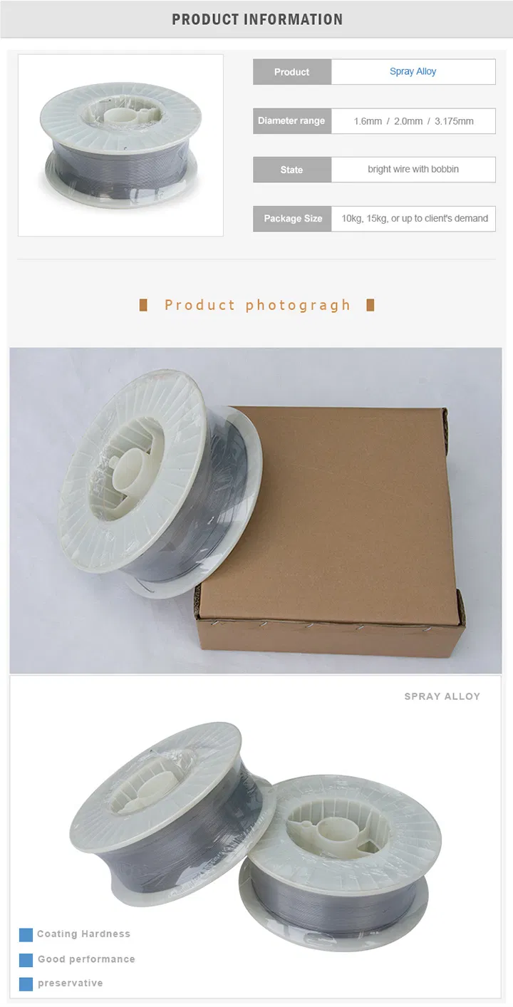 تانکی اینکونل 625 ERNiCrMo-3 سیم اسپری حرارتی آلیاژ نیکل 1.6mm 0